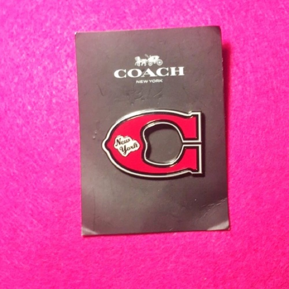 New! Coach New York brooch/ pin. New with tags